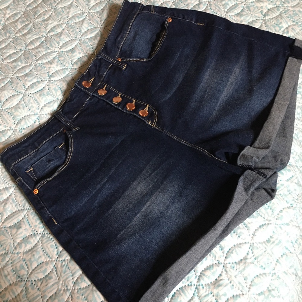 YMI Butt Lift Jean Shorts